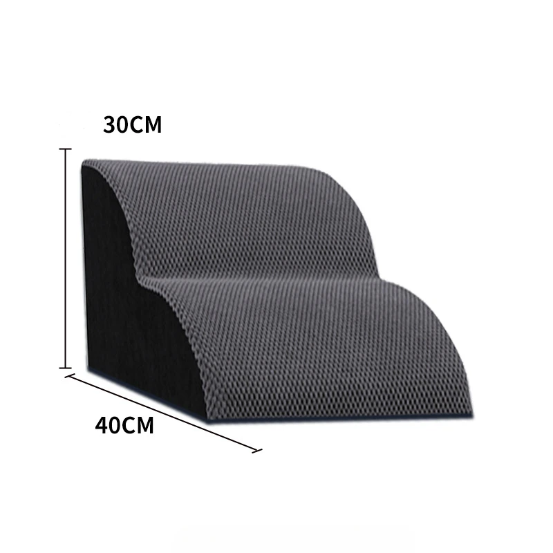 Pet 2/3 Step Dog Stair Cat Pet Ramp Ladder Washable Non Slip Removable Memory Foam Pet Products Ramp for Dog Pet Stairs for Dogs - Imagine 5
